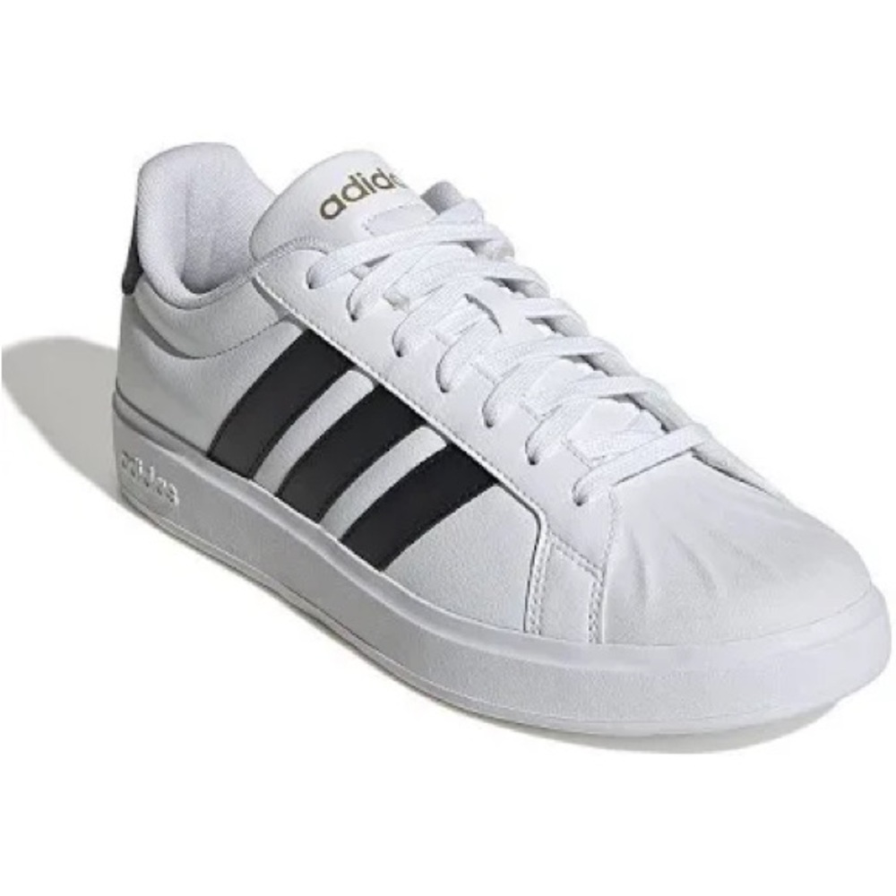 Adidas Women’s White and Black Sneakers